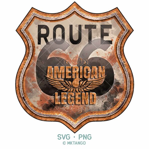 Route 66 in SVG PNG